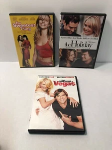 The Sweetest Thing\ The Holiday\ What Happens In Vegas DVD Lot Free S&H - Picture 1 of 2
