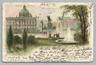 Gruss Aus Berlin Germany Konig  Rare Antique Early Postcard To St Louis 1901