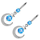 Trendy Crystalmoon Star Earrings - Stylish Moon and Star Ear Jewelry