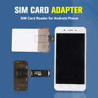 Adaptateur de carte SIM Lecteur de carte SIM Mini SIM Nano pour téléphoneAndroid