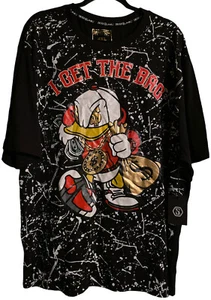 Mens Switch Shirt Size 4XL T-Shirt I GET THE BAG MONEY Black NWT - Picture 1 of 11