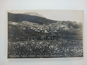 TORGNON FRAZIONE CHATRIAN CARTOLINA EPOCA PICCOLO FORMATO - Picture 1 of 2