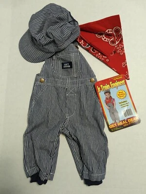 Aeromax Jr. Traje de ingeniero de tren, talla 18 meses Foto 1 de 4