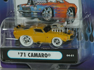 1971 Chevrolet Camaro Limited White Tire 71 Chevy 1 Of 1496 Yellow Car 1:64 E - Image 1 of 4