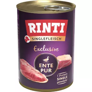 Rinti Dose Singlefleisch Exclusive Ente Pur 24 x 400g - Bild 1 von 1