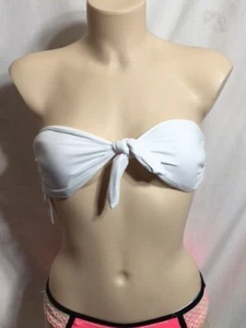 Bikini donna nuovo con etichette O'Neill acqua salata nodo solido fascia bianco top nuoto - Foto 1 di 4