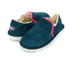 UGG KENTON MEN SLIPPERS SUEDE DEEP TEAL US 13 /UK 12 /EU 46 - Picture 1 of 6