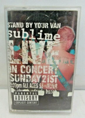 Sublime Stand By Your Van Cassette Tape MCA Records Bradley Nowell  - Image 1 of 2