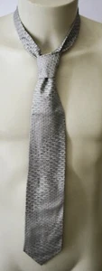 ♥ KRAWATTE TIE ROBERTO CAVALLI MICRO GLÄNZEND GEMUSTERT 100% SEIDE SILK JAHRE 2010 - Bild 1 von 6