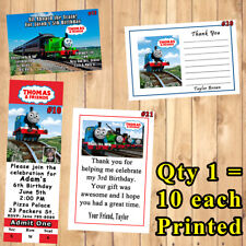 Thomas The Train & Friends Invitations 10 ea with Env or Thank You Cards Persz