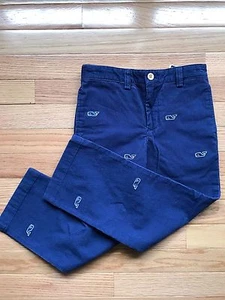 NWT Vineyard Vines Boy's Baltic Blue Whale Emb Corduroy Club Pants $65 (30P) - Picture 1 of 3