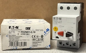 NEW EATON MOELLER XTPBP16BC1 PKZM01-0,16 Motor Protector Circuit Breaker - Picture 1 of 4