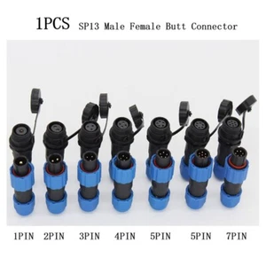 Outdoor Home Plug Connector Plug Replacements IP68 Inline Cable Waterproof - Picture 1 of 23