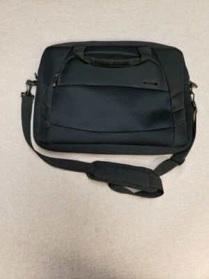 Samsonite Bolso Mensajero para Laptop Negro Lona Brieffacse Foto 1 de 4