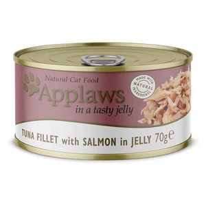 Applaws Tuna Fillet With Salmon In Jelly Cat Food 70g Tins BBD 30/6/2024