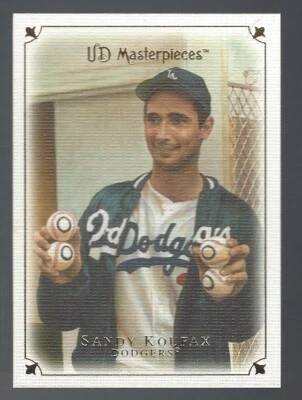 Tarjeta Sandy Koufax 2007 UD Masterpieces # 17 Foto 1 de 4