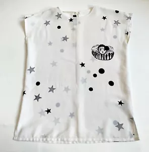 Vintage Louis Feraud Gr. 4 schwarz weiß Clown Shirt Made in Germany RAR - Bild 1 von 7