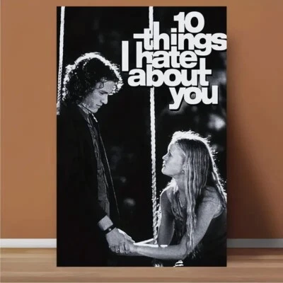 Póster de 10 cosas que odio de ti, impresión clásica de películas románticas de los 90, decoración de películas Foto 1 de 4