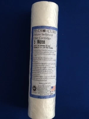 WATTS FPMB5-978 5 MICRON 10"x2.5" SEDIMENT FILTER HYDRO CURE - 2 FILTERS - Image 1 of 3