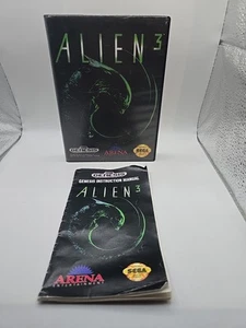 BOXED Sega Genesis Game: Alien 3 - NTSC (Missing Game) - Case Manual Only - Picture 1 of 7