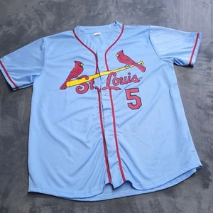 St. Louis Cardinals Home Pujols #5 Stadium Game Giveaway Jersey Size L Baseball - Picture 1 of 6