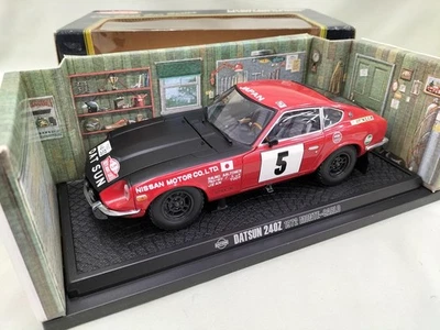 1/18 Kyosho Datsun 240Z 1972 de Metal Coche Modelo Raro Coleccionable Japón Box - Imagen 1 de 4