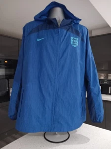 Giacca a vento antipioggia allenamento calcio Inghilterra 2022/23 Nike blu adulto XXL - Foto 1 di 4
