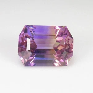 8.20 Ct Natural Top Luster Bi-Color Ametrine Radiant Step Cut,Brazil-2214 - Picture 1 of 2