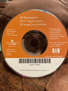 HP photosmart E317 digital camera ver. 8.4 for Mac OS X v10.2 & Win XP/2000 ~ CD - Picture 1 of 2