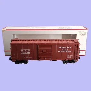 Petersen Supply Company Norfolk Western Steel Boxcar Hi-Rail 42550 - Imagen 1 de 13