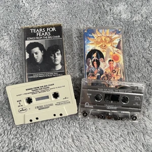 Tears For Fears Songs From The Big Chair Seeds Of Love Vintage Cassette Tape - Picture 1 of 18