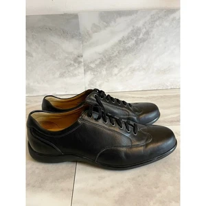 Zapatos Oxford con cordones Cole Haan Dalton de cuero negro para hombre talla 10,5  - Imagen 1 de 7