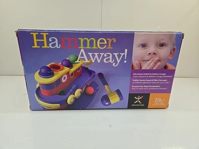 Discovery Toys Hammer Away! Juguete Educativo Nuevo en Caja 19 Mo+ Remolcador Colores Primarios Foto 1 de 4