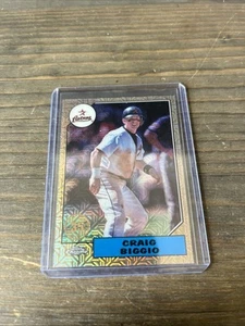 2022 Topps Update 1987 Silver Pack Chrome #T87C-17 Craig Biggio - Picture 1 of 2