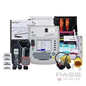 Megger PAT410 PAT Tester Premium Kit w/ Calibration, Barcode Scanner, Labels ... - Picture 1 of 2