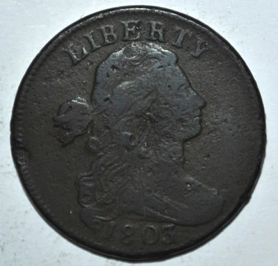 1803 Draped Bust Large Cent {{{{3480 - Image 1 of 4