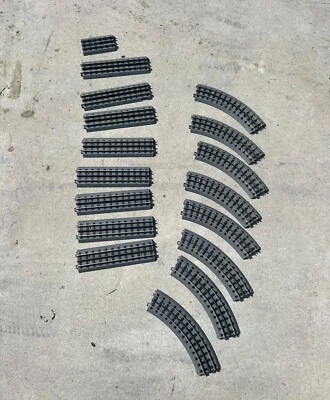 MTH ELECTRIC TRAINS O-GAUGE 10 INCHES - (8) STRAIGHT A Tracks(8) CURVED B Tracks - Image 1 of 4