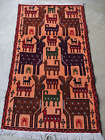 142 cm x80 cm fox rug, afghan war rugs, pictorial rugs, tapestry