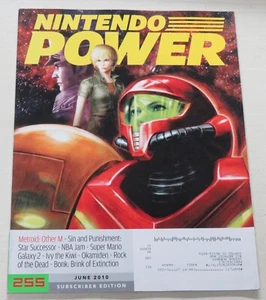 Nintendo Power Magazine 2010 June # 255 Metroid Other M, Super Mario, NBA Jam - Picture 1 of 4
