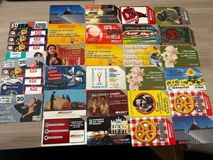 collezione di 24 schede telefoniche + 10 ricariche cellulare - Foto 1 di 1