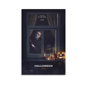 Halloween Michael Myers Poster Canvas Art Wall Painting Poster Print - Picture 1 of 10