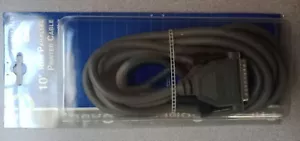 OPEN BOX - 10 Ft Belkin Bi-Directional Printer Parallel Cable - IBM PC - Picture 1 of 4