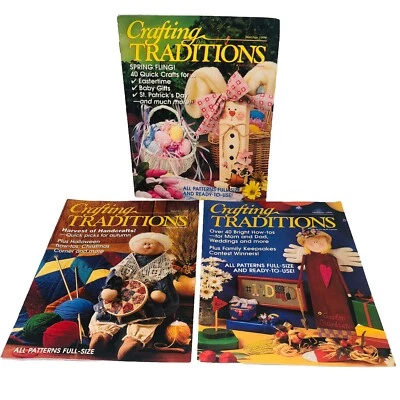 3 Lot Crafting Traditions Magazine 1999 Mar/Apr; May/June; Sept/Oct NICE! - Image 1 of 4