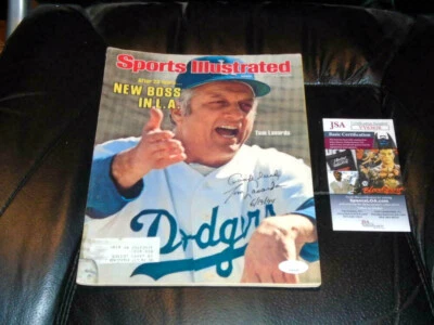 1977 TOM LASORDA DODGERS SIGNED SPORTS ILLUSTRATED JSA AUTHENTICATED - Image 1 of 3