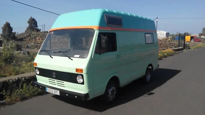 Oldtimer Wohnmobil Camper VW Bus LT 35 m. Stellplatz Urlaub La Palma Isla Bonita - Bild 1 von 4
