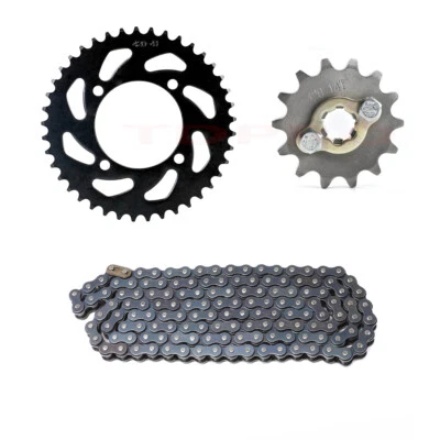 420 Chain + Front Rear Sprocket Cog for ATV Quad Pit Dirt Bike 125cc 140cc 150cc - image 1 of 4