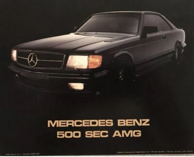 3 Pack -Mercedes Benz 500SEC AMG - Best 3 - 500SEC AMG CAR POSTERS IN The Market - Imagem 1 de 3