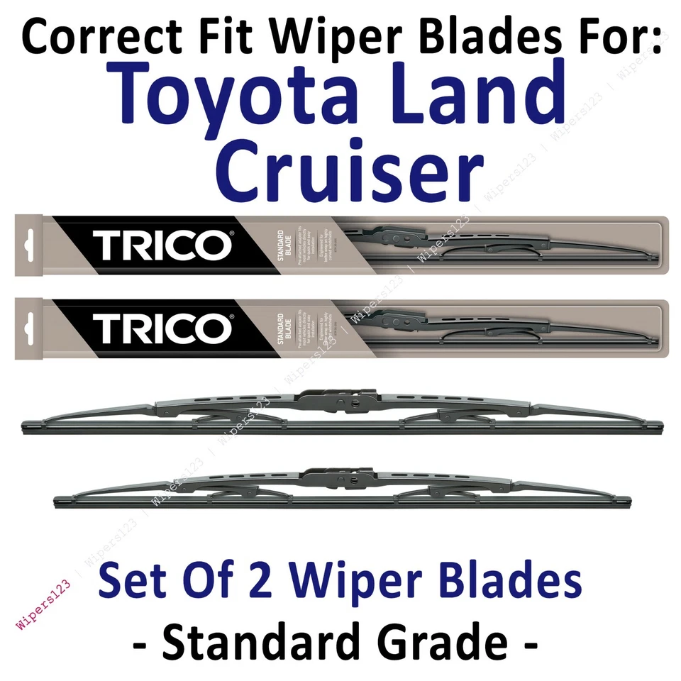 Wiper Blades 2-Pack Standard Wipers - fit 2000+ Toyota Land Cruiser - 30240/221 - Image 1 of 1