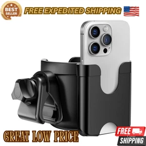 Cup Holder for Walker, Stroller Cup Holder Attachment with Phone Holder - Picture 1 of 6