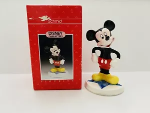 Vintage Schmid Disney Mickey Mouse Figurine Statue Hollywood Star 7” w/box - Picture 1 of 12